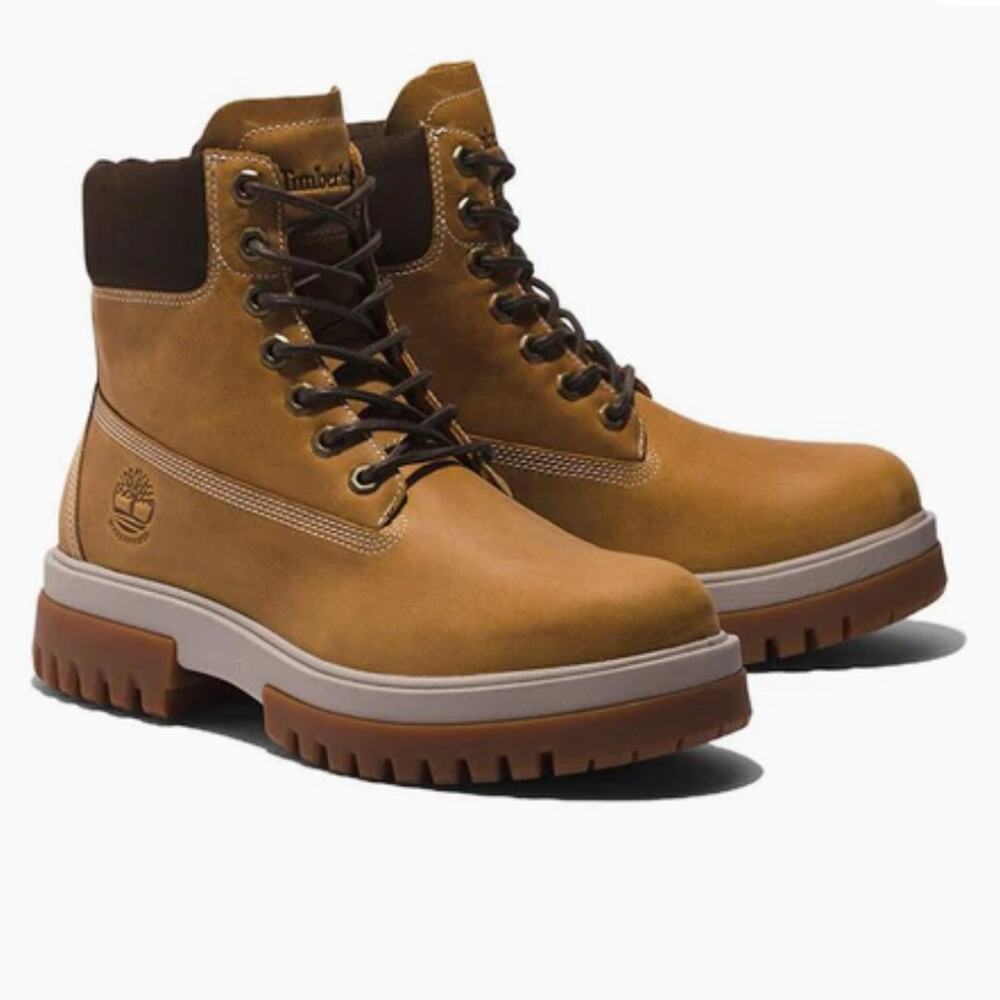 Timberland‎ Men Arbor Road 6 Inch Waterproof Boot - Wheat Full Grain - Size: 7.5